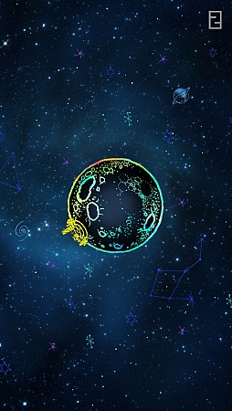 画像集#006のサムネイル/月を操る不思議な感覚。iOS向けアクションゲーム「Moon Control」を紹介する「(ほぼ)日刊スマホゲーム通信」第574回