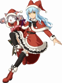 画像ギャラリー No.003のサムネイル画像 / 「英雄伝説 暁の軌跡」にクリスマス衣装のティオ&エリィが登場。PS Vita版の正式リリースは12月26日に