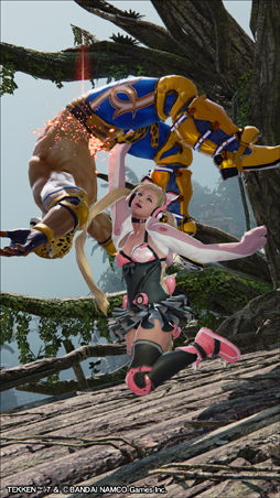 画像ギャラリー No.012のサムネイル画像 / 佐野ひなこさんによる新キャラ「ラッキー・クロエ」のコスプレも披露された,「『鉄拳』20周年応援マネージャー 佐野ひなこ就任式」をレポート