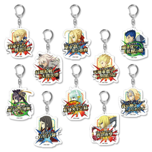 画像ギャラリー No.004のサムネイル画像 / 「FGO」スポーツタオル,アクリルキーホルダー,缶キーホルダーが予約開始
