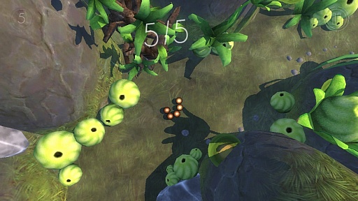 画像集#009のサムネイル/ストレスフリーな操作感が気持ちいい。iOS向けアクション「Globosome: Path of the Swarm」を紹介する「(ほぼ)日刊スマホゲーム通信」第606回