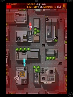 画像集#004のサムネイル/爆弾テロリストを追え! iOS向けカーチェイスゲーム「Field Prowlers POLICE RUSH!」を紹介する「(ほぼ)日刊スマホゲーム通信」第616回