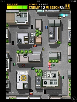 画像集#005のサムネイル/爆弾テロリストを追え! iOS向けカーチェイスゲーム「Field Prowlers POLICE RUSH!」を紹介する「(ほぼ)日刊スマホゲーム通信」第616回