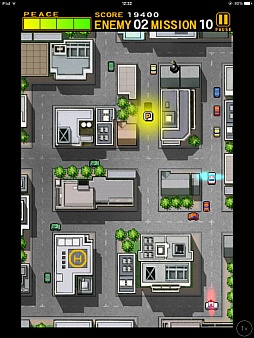 画像集#006のサムネイル/爆弾テロリストを追え! iOS向けカーチェイスゲーム「Field Prowlers POLICE RUSH!」を紹介する「(ほぼ)日刊スマホゲーム通信」第616回