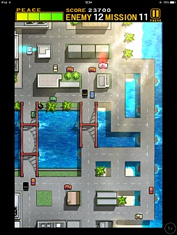 画像集#008のサムネイル/爆弾テロリストを追え! iOS向けカーチェイスゲーム「Field Prowlers POLICE RUSH!」を紹介する「(ほぼ)日刊スマホゲーム通信」第616回