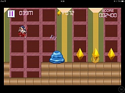 画像集#003のサムネイル/巫女さんが華麗に舞う。iOS向けアクションゲーム「GO!GO!MIKO」を紹介する「(ほぼ)日刊スマホゲーム通信」第622回