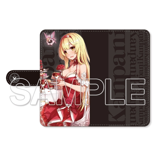 画像ギャラリー No.002のサムネイル画像 / 「かんぱに☆ガールズ」,“手帳型スマートフォンケース ローズのお茶会”が8月27日に発売