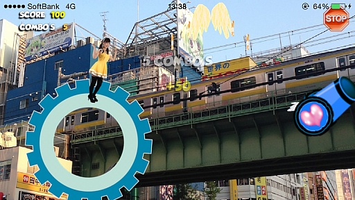 画像集#005のサムネイル/メイドさん秋葉原を跳ぶ! iOS向けアクションゲーム「秋葉原ジャンプ」を紹介する「(ほぼ)日刊スマホゲーム通信」第636回