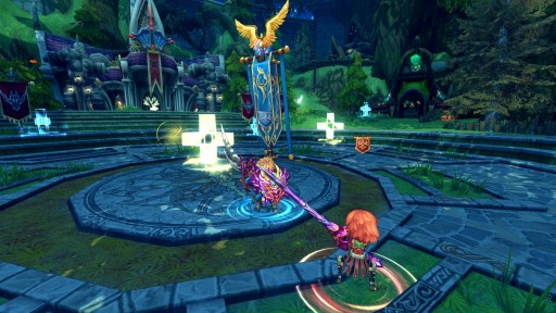 画像ギャラリー No.008のサムネイル画像 / 「ハンターヒーロー」,罠やアイテムを駆使してフィールド上の旗を奪い合う新コンテンツ「デスフラッグ戦」が実装