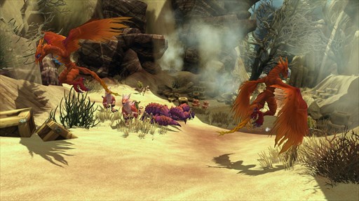 画像ギャラリー No.002のサムネイル画像 / 「ハンターヒーロー」,新エリア「ベザルヘギルの巨岩漠砂」実装