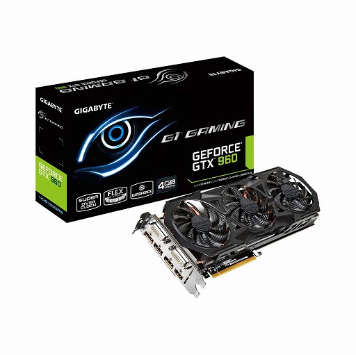 画像ギャラリー No.001のサムネイル画像 / グラフィックスメモリ容量4GBでOC仕様のGIGABYTE製GTX 960が発売