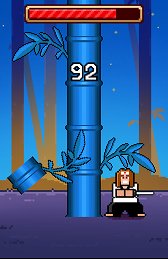 画像集#004のサムネイル/なぜ切るか,そこに竹があるからだ。Android向け竹林伐採ゲーム「TimberJack」を紹介する「(ほぼ)日刊スマホゲーム通信」第652回