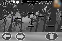 画像集#008のサムネイル/さぁ,黒い傘で出かけましょう。iOS向けアクションゲーム「Black Parasol」を紹介する「(ほぼ)日刊スマホゲーム通信」第663回