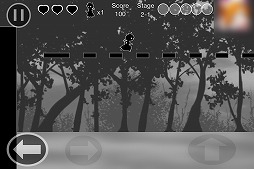 画像集#009のサムネイル/さぁ,黒い傘で出かけましょう。iOS向けアクションゲーム「Black Parasol」を紹介する「(ほぼ)日刊スマホゲーム通信」第663回