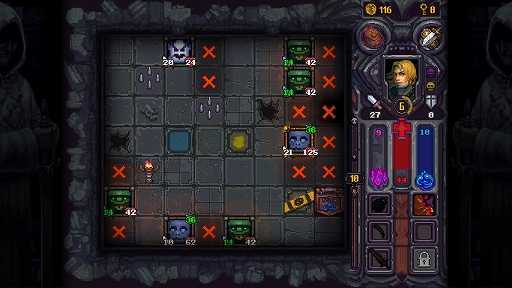 画像ギャラリー No.009のサムネイル画像 / ハロー!Steam広場 第64回:この緊張感はまさにマインスイーパー。タイルを開くたびに電流が走るローグライクRPG「Runestone Keeper」