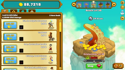 画像ギャラリー No.010のサムネイル画像 / ハロー!Steam広場 第71回:クリックがやめられないとまらないRPG「Clicker Heroes」