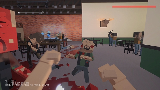 画像ギャラリー No.020のサムネイル画像 / ハロー!Steam広場 第92回:スカッとしたいなら殴ればいいじゃない! チャーミングなゴア表現が気持ちいい「Paint the Town Red」