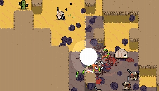 画像ギャラリー No.011のサムネイル画像 / ハロー!Steam広場 第94回:突然変異でミュータントを強化,でも死んだら一からやり直しのトップダウンシューティング「Nuclear Throne」