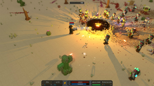 画像ギャラリー No.011のサムネイル画像 / ハロー!Steam広場 第104回:キューブが弾けるヒットエフェクトが楽しい全方向シューティング「Critical Annihilation」