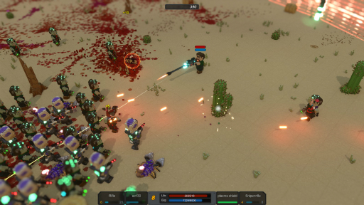 画像ギャラリー No.012のサムネイル画像 / ハロー!Steam広場 第104回:キューブが弾けるヒットエフェクトが楽しい全方向シューティング「Critical Annihilation」