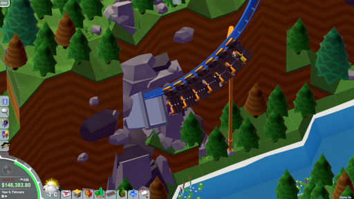 画像ギャラリー No.008のサムネイル画像 / ハロー!Steam広場 第113回:営業そっちのけで絶叫マシーン作りに明け暮れてしまう遊園地経営シム「Parkitect」