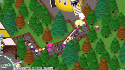 画像ギャラリー No.010のサムネイル画像 / ハロー!Steam広場 第113回:営業そっちのけで絶叫マシーン作りに明け暮れてしまう遊園地経営シム「Parkitect」