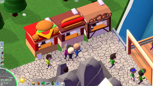 画像ギャラリー No.012のサムネイル画像 / ハロー!Steam広場 第113回:営業そっちのけで絶叫マシーン作りに明け暮れてしまう遊園地経営シム「Parkitect」