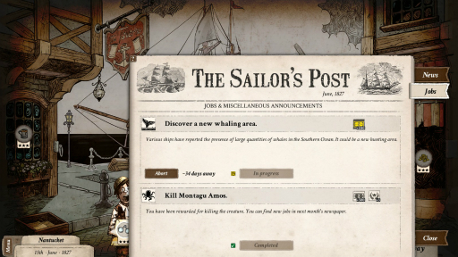 画像ギャラリー No.003のサムネイル画像 / ハロー!Steam広場 第185回:俺より強い鯨に会いに行く!クジラとの激闘をテーマにした航海シム「Nantucket」