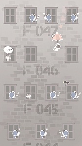 画像集#009のサムネイル/傘を使った決死の脱出作戦。スマホ向けアクション「脱獄パラソル」を紹介する「(ほぼ)日刊スマホゲーム通信」第718回