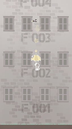 画像集#010のサムネイル/傘を使った決死の脱出作戦。スマホ向けアクション「脱獄パラソル」を紹介する「(ほぼ)日刊スマホゲーム通信」第718回