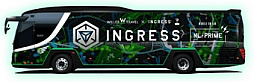 画像ギャラリー No.001のサムネイル画像 / 「Ingress」専用バス「NL-PRIME」が名古屋で運行決定。観光街道「信長攻路」で街歩きミッションに挑むなど,全4コース