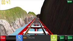 画像集#005のサムネイル/電車でジェットコースターのようなアクロバティックなコースを走れるのか。「絶叫トレインコースター」を紹介する「(ほぼ)日刊スマホゲーム通信」第726回