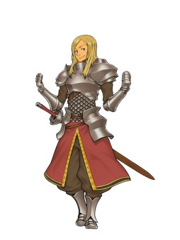 画像ギャラリー No.003のサムネイル画像 / 「ラングリッサー リインカーネーション-転生-」,敏腕メイドの「マイヤ」と,主人公の頼もしき相棒「アレス」の情報が公開