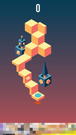 画像ギャラリー No.004のサムネイル画像 / 2つのサークルを交互に使ってどこまでも進もう。スマホ向けタップアクション「Skyward」を紹介する「(ほぼ)日刊スマホゲーム通信」第771回