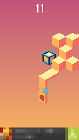 画像ギャラリー No.007のサムネイル画像 / 2つのサークルを交互に使ってどこまでも進もう。スマホ向けタップアクション「Skyward」を紹介する「(ほぼ)日刊スマホゲーム通信」第771回