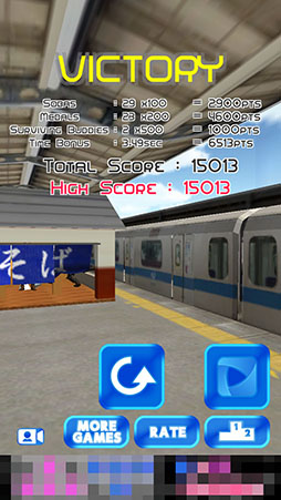 画像ギャラリー No.007のサムネイル画像 / 限られた時間で食欲を満たし電車に乗車せよ。スマホ向けスワイプアクション「i立ち食いそば」を紹介する「(ほぼ)日刊スマホゲーム通信」第797回