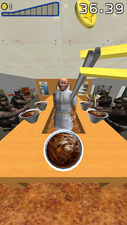 画像ギャラリー No.008のサムネイル画像 / 限られた時間で食欲を満たし電車に乗車せよ。スマホ向けスワイプアクション「i立ち食いそば」を紹介する「(ほぼ)日刊スマホゲーム通信」第797回