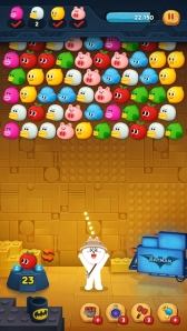 画像ギャラリー No.005のサムネイル画像 / 「LINE バブル2」で映画「レゴ バットマン ザ・ムービー」とのコラボが開始