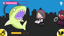 画像ギャラリー No.003のサムネイル画像 / 判断力と集中力が問われるタップアクション「サメが出てきて殺す」を紹介する「(ほぼ)日刊スマホゲーム通信」第812回