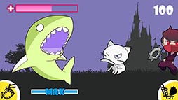 画像ギャラリー No.005のサムネイル画像 / 判断力と集中力が問われるタップアクション「サメが出てきて殺す」を紹介する「(ほぼ)日刊スマホゲーム通信」第812回