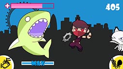 画像ギャラリー No.013のサムネイル画像 / 判断力と集中力が問われるタップアクション「サメが出てきて殺す」を紹介する「(ほぼ)日刊スマホゲーム通信」第812回