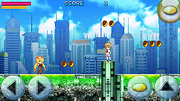 画像ギャラリー No.005のサムネイル画像 / オープンソース系ヒロインが活躍する2D横スクロールアクション「ユニティちゃんのアクションシューティング」を紹介する「(ほぼ)日刊スマホゲーム通信」第815回