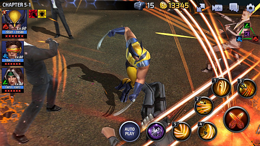 画像ギャラリー No.001のサムネイル画像 / 「マーベル・フューチャーファイト」,X-MENアップデートを実施