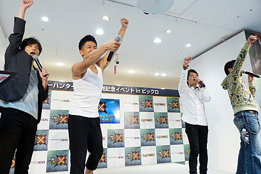 画像ギャラリー No.007のサムネイル画像 / 祝・狩猟解禁! 「モンスターハンタークロス」の発売を記念して,ビックロにて行われたイベントの模様をレポート