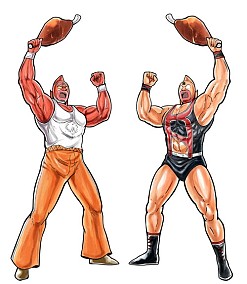 画像ギャラリー No.005のサムネイル画像 / 「MHX」が「キン肉マン」とコラボ。モンスターと超人のコラボTシャツが登場