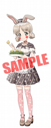 画像ギャラリー No.001のサムネイル画像 / 「ガールズ&パンツァー 戦車道大作戦!」,生徒ガチャにイースター衣装のキャラクターが登場