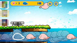 画像ギャラリー No.003のサムネイル画像 / 押し寄せるマナティ達を救出しよう。Android向けタップアクション「たすけて!マナティ大救出」を紹介する「(ほぼ)日刊スマホゲーム通信」第858回