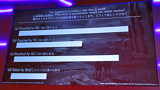 画像ギャラリー No.023のサムネイル画像 / 「NieR:Automata」のステージイベントが,シンガポールのイベント「GameStart」で開催。いろいろな情報が開示されたその模様をレポート