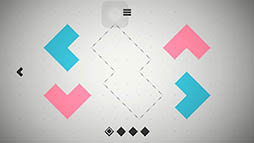 画像ギャラリー No.004のサムネイル画像 / タイルを重ねたり切り取ったりして枠内に収めよう。iOS向けパズル「Zengrams」を紹介する「(ほぼ)日刊スマホゲーム通信」第867回