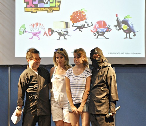 画像ギャラリー No.001のサムネイル画像 / スマホ向けアクション「DASH!!スシニンジャ」が11月に配信開始